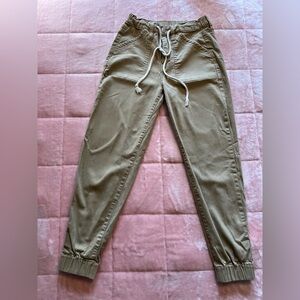Casual Tan Jogger Pants